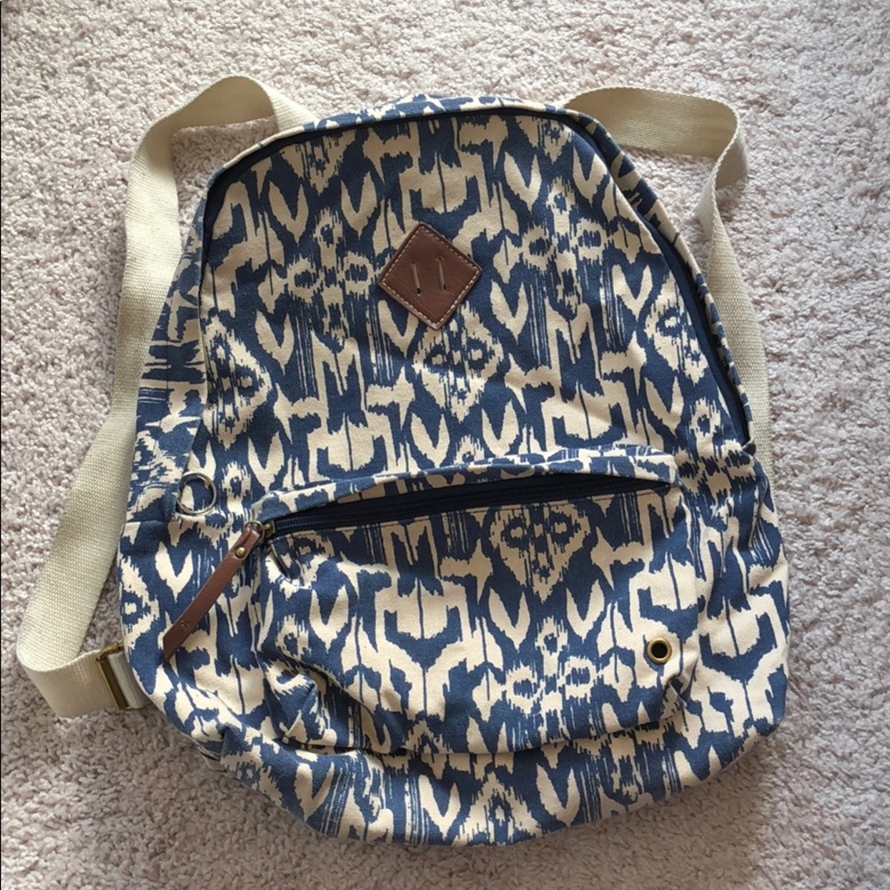 Patterned backpack